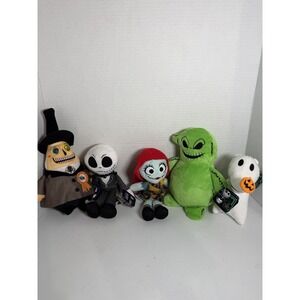 Nightmare Before‎ Christmas Plush Lot of 5 Disney NWT
